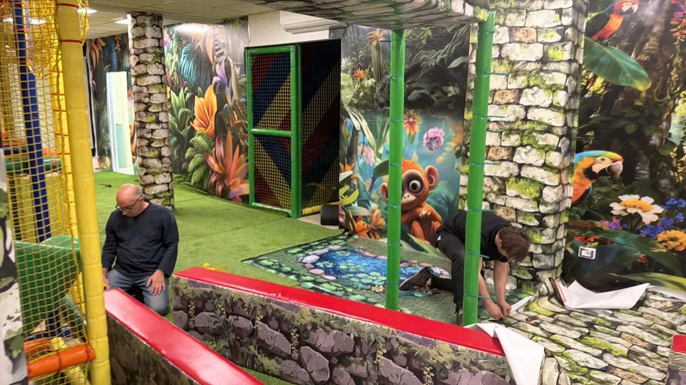 Cantiere Play House Family completato — area a tema personalizzata