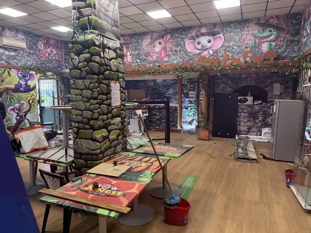 Cantiere Play House Family completato — area a tema personalizzata